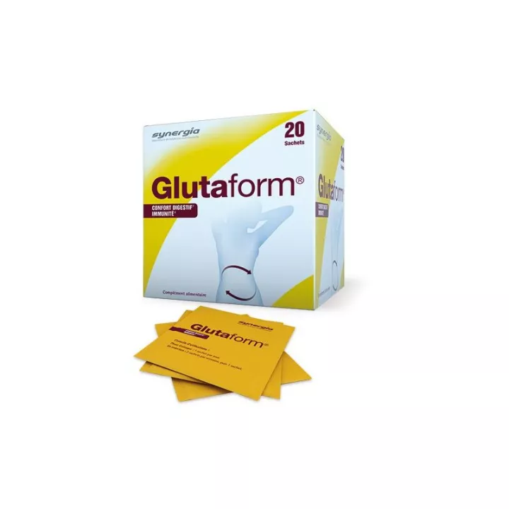 Glutaform confort digestif immunité intestinale Synergia 20 sachets
