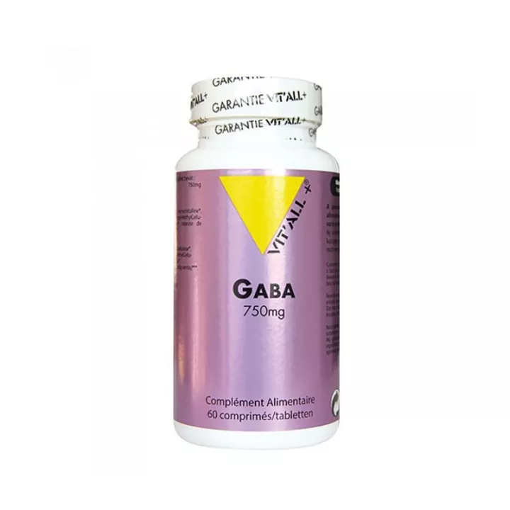 Vitall GABA + 750mg 60 Comprimidos