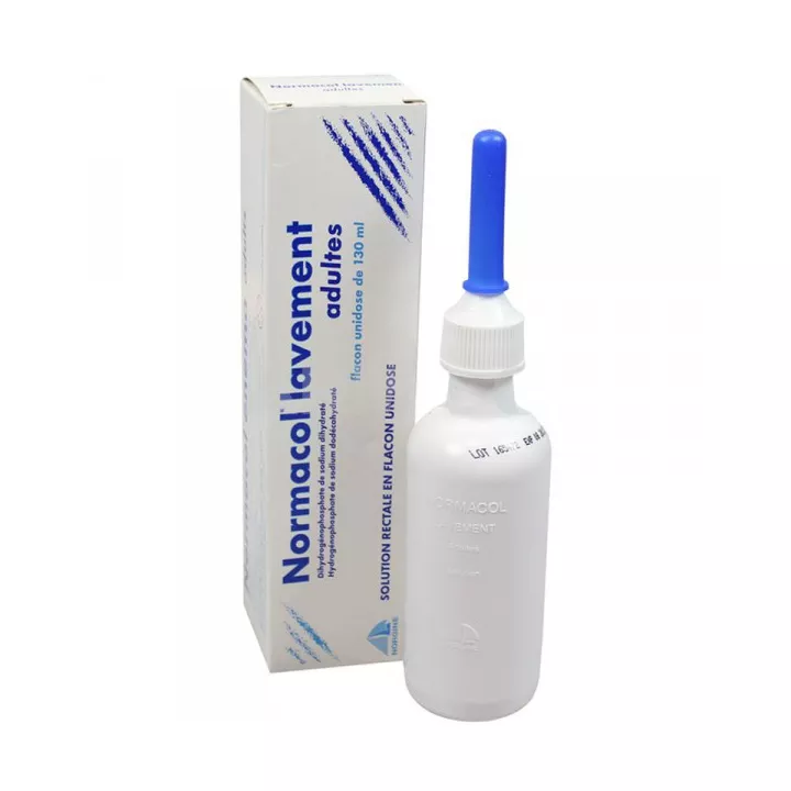 solução rectal ENEMA Normacol em dose única adulto recipiente 130ml