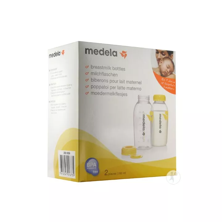 Medela 2 Breast Milk Bottles 250 ml