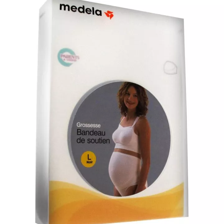 Medela Fascia di sostegno per la gravidanza nera Taglia L