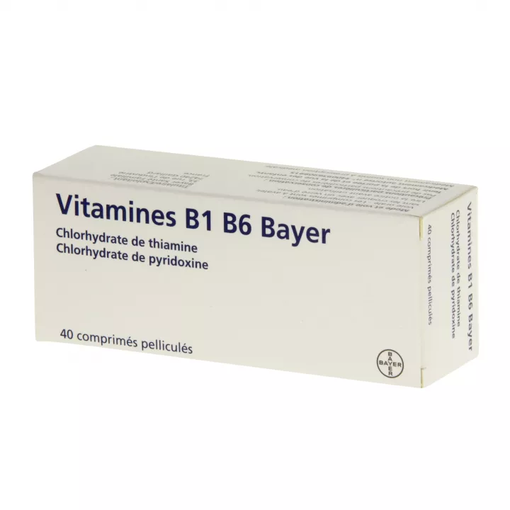 B1 vitamins B6 Bayer 40 Tablets