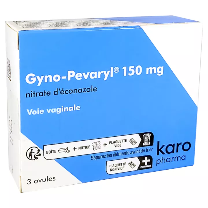 Ginecomastia Pevaryl 150 MG 3 OVA