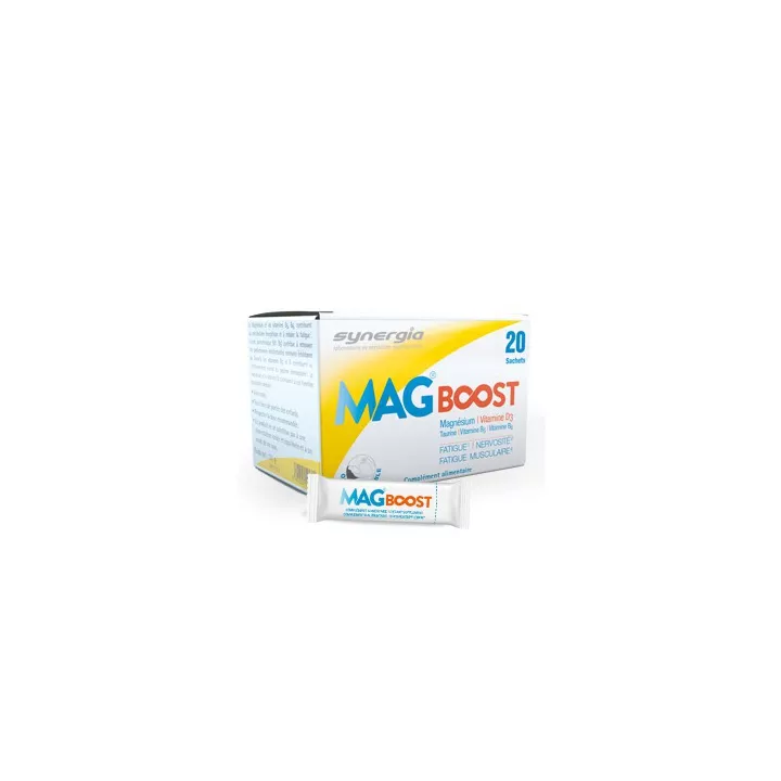 Mag Boost Orodispergeerbaar Synergia magnesium liposomaal 20 sachets