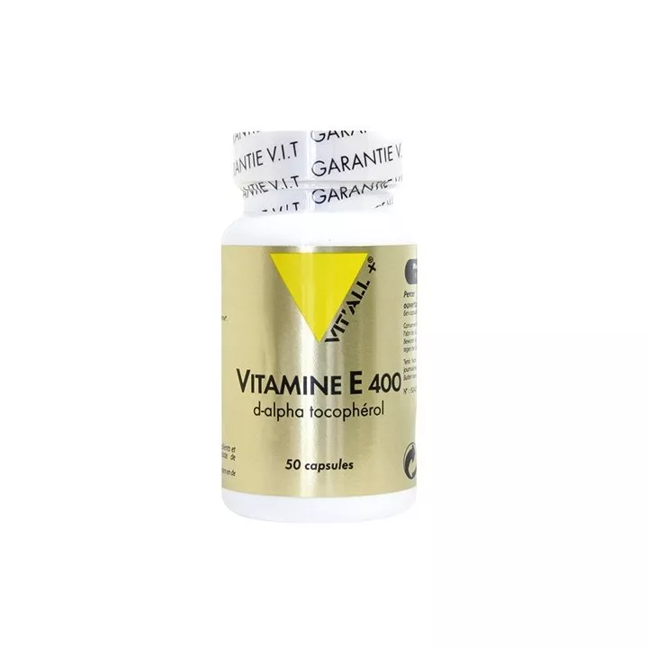 Vitall+ Vitamine E 400U.I Alpha Tocopherol 50 Capsules