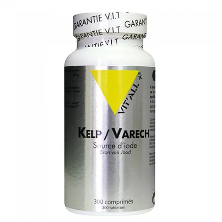 Vitall+ Kelp / Varech Bio source d'iode 150 Comprimés