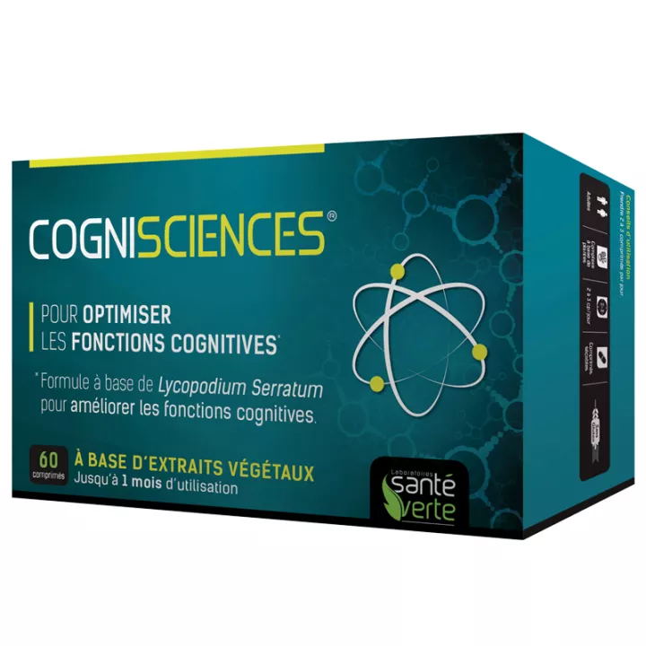 Cognisciences cerebral stimulation Tonus&Vitalité Santé-Verte 60 tablets