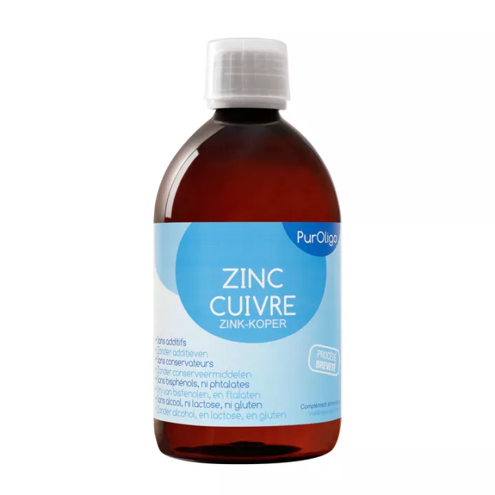 PUROLIGO ZINC-COPPER Oligotherapy 250ml / 500ml