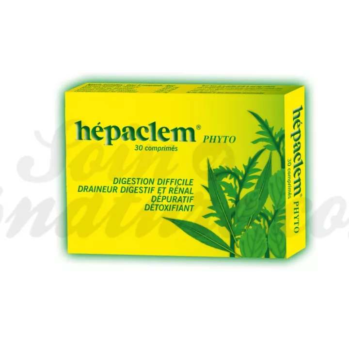 Hepaclem Phyto moeilijke spijsvertering 30 tabletten