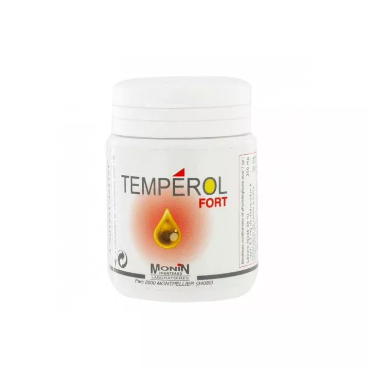 FORT TEMPEROL levedura de arroz vermelho + Coenzima Q10