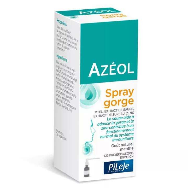 AZÉOL garganta naturais amolecimento pulverização PhytoPrevent