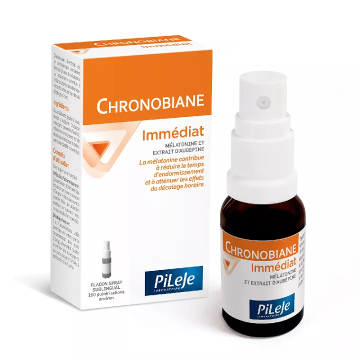 PILEJE Chronobiane instantâneo 20ml pulverizador sublingual líquido Melatonina