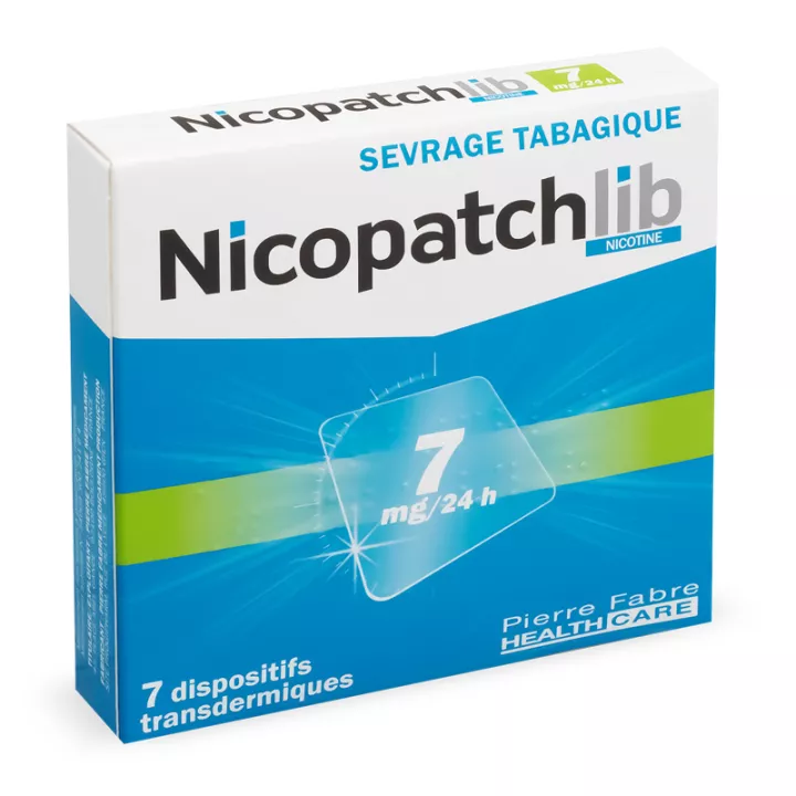 NicopatchLib 7 mg anti-smoking patches 7 mg / 24h