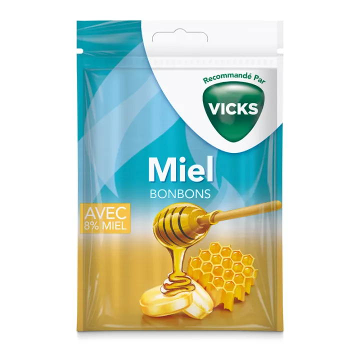 Vicks Candy 75g zak Honing