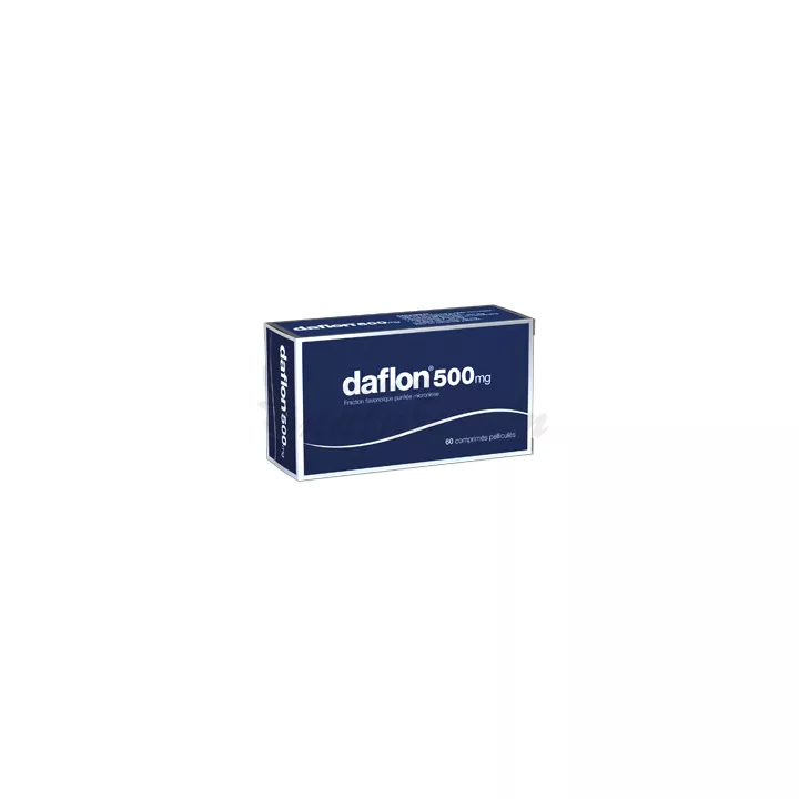 Daflon 500 mg Hemorrhoid Venous circulation Capsules