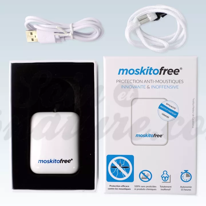 Moskitofree anti-moustique galet blanc Diffuseur Electrique USB