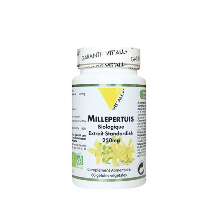 VITALL+ MILLEPERTUIS BIO 250MG 60 gélules