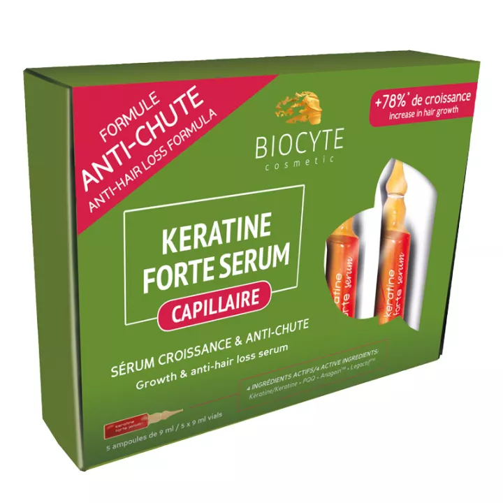 Keratine Forte Anti-Hair Loss & Hair Growth Serum 5 phials Biocyte