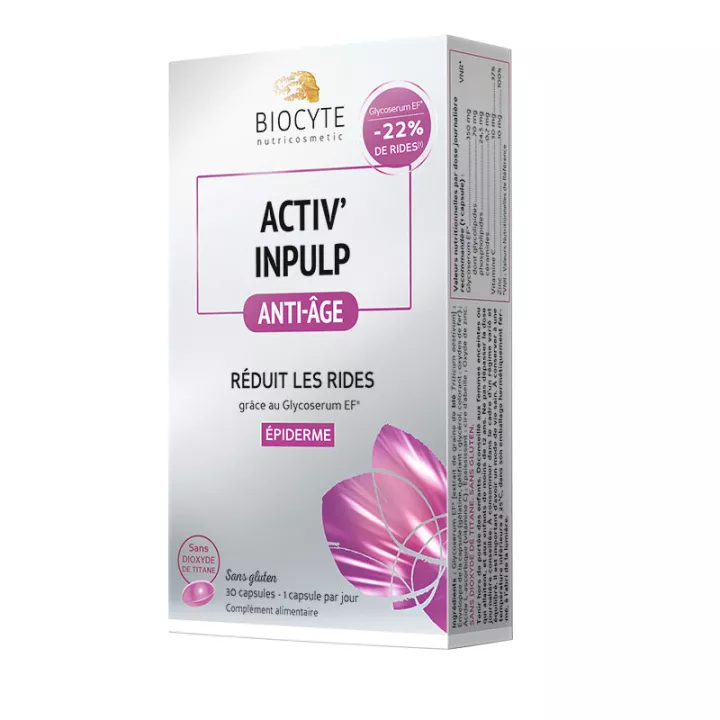 ACTIV 'INPULP Biocyte completo anti-età di 30 capsule