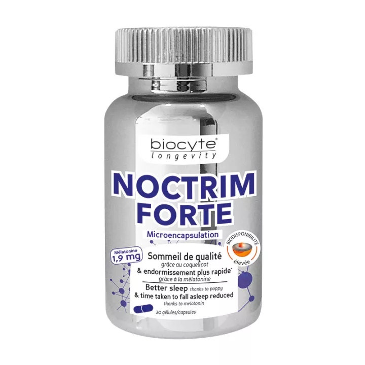 Biocyte Longevity Noctrim Forte Sommeil 30 Cápsulas