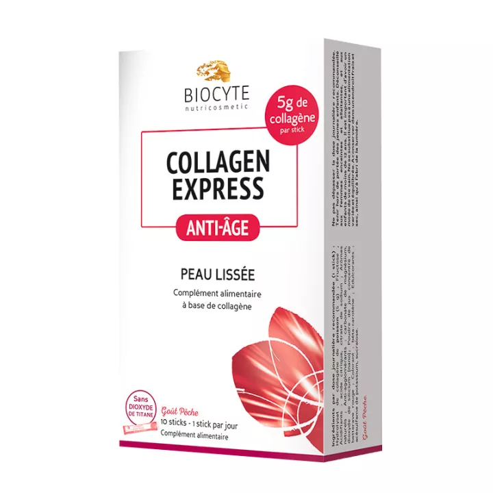 Piel Colágeno expresar alisó Biocyte 10 Sticks