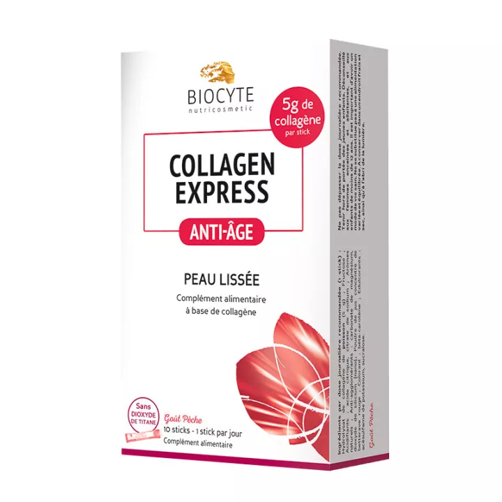 COLLAGEN EXPRESS Peau lissée BIOCYTE 10 Sticks