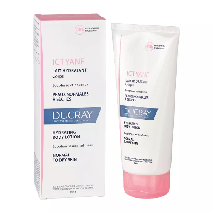 Ducray Ictyane moisturizing body milk 200ml / 400ml