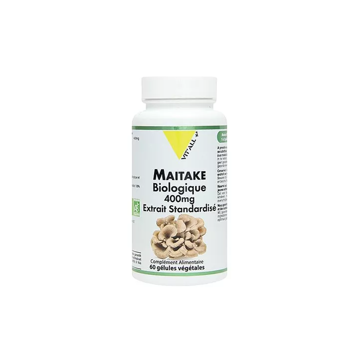 Vitall+ Maitake Orgánico 400mg 60 cápsulas