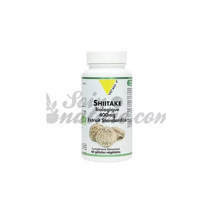 Vitall+ Shiitake Orgánico 400mg 60 cápsulas