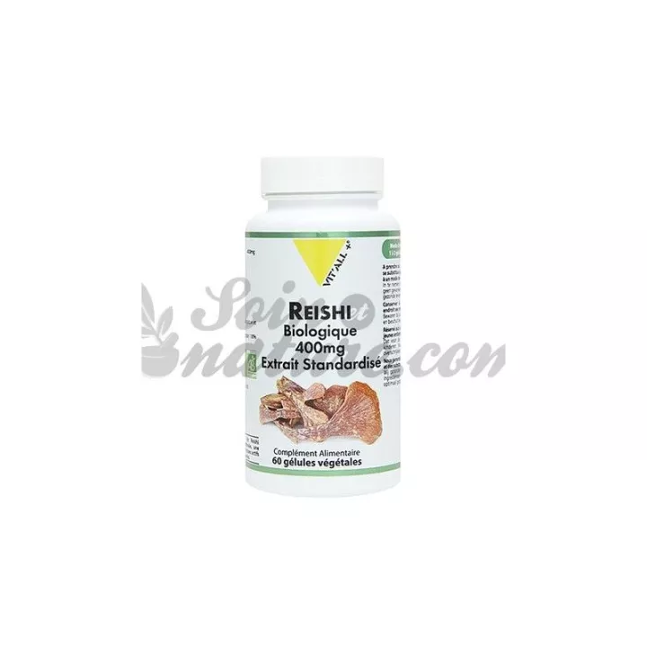 Vitall+ Organic Reishi 400mg 60 capsules