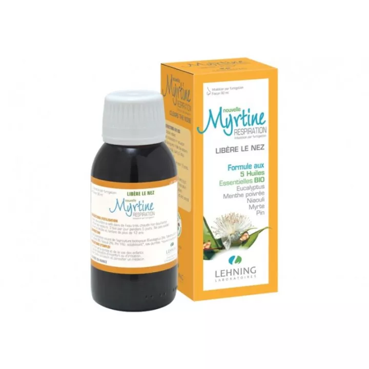 Myrtine inhalente Solution d'inhalation bio 90ml Lehning 