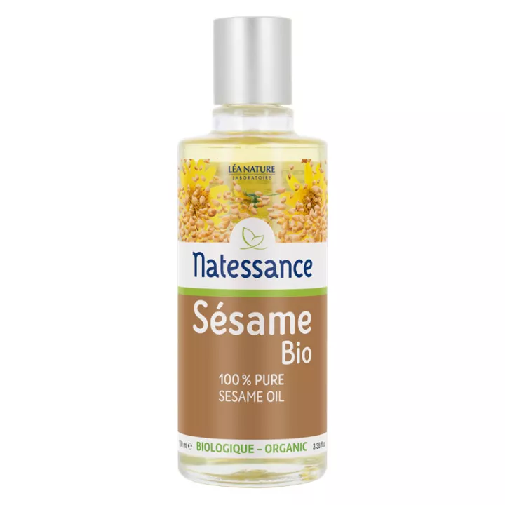 NATESSANCE Olio di Sesamo Biologico 100% 100ML PURE