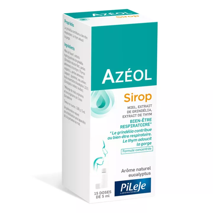 AZEOL natuurlijke vette hoestsiroop 75ml Pileje