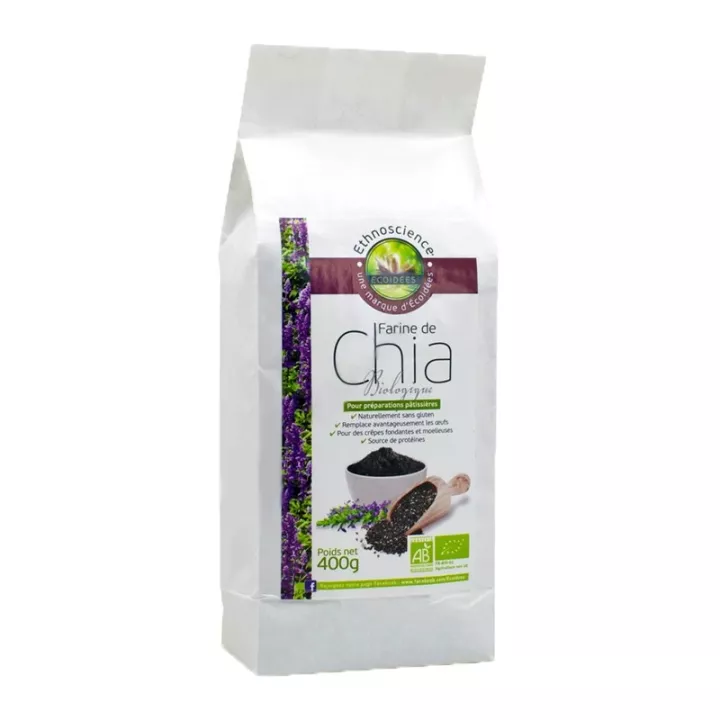 Ecoidées Organic Chia Seed Flour 400 g