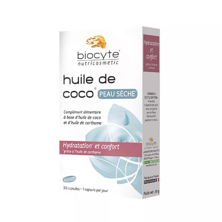 BIOCYTE Huile de Coco 30 capsules