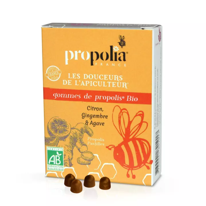 Propolia Bio-Propolisgummi Zitrone, Ingwer & Agave