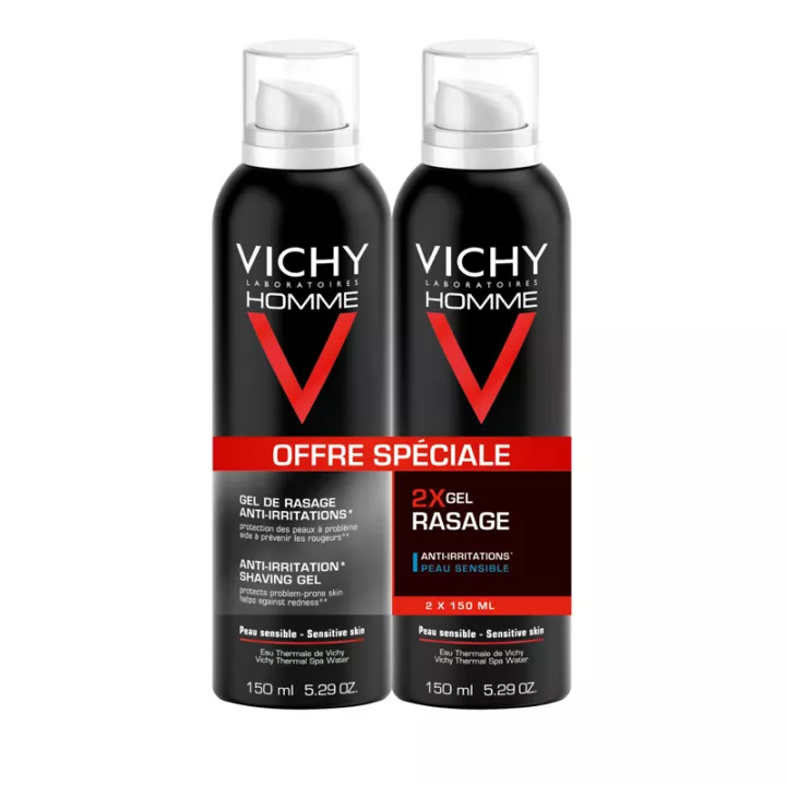 Pelle sensibile al gel da barba VICHY MEN 150 ml
