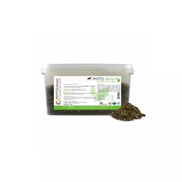 Phyto-sénior supplémentation Cheval Phytomaster pot 1kg