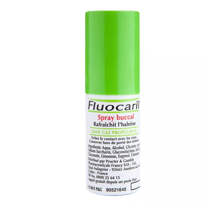 Fluocaril Oral Spray Refreshes Breath 15ml