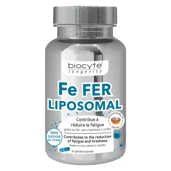 Biocyte Fe Fer Liposomal 30 Gélules