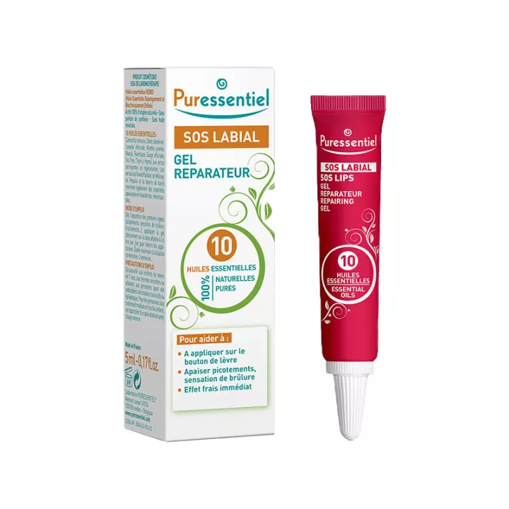 PURESSENTIEL SOS labial gel with essential oils 5ml