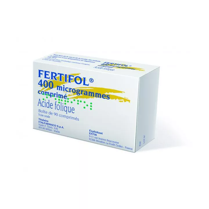 FERTIFOL Фолиевая кислота 400 мкг 90 таблеток