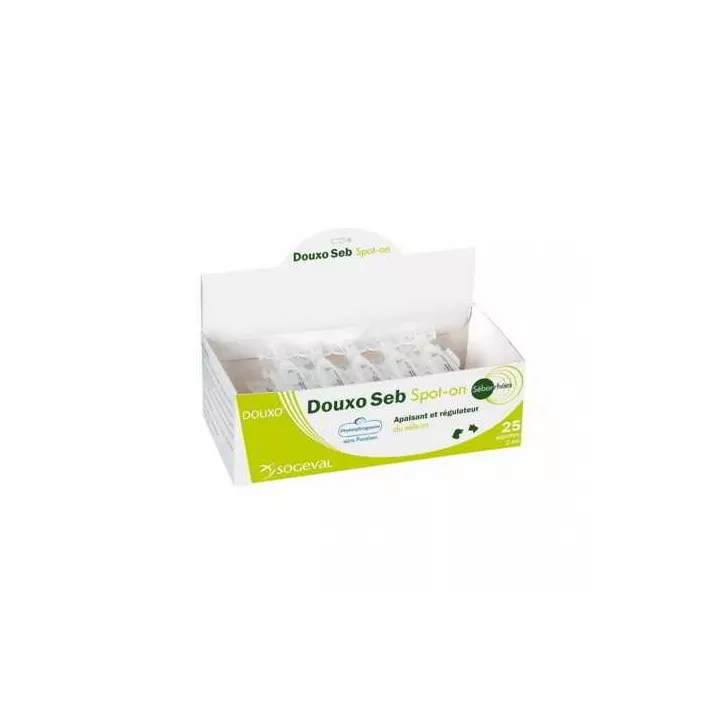 Douxo seborrhea spot on Anti-seborrhea Solution 25 Pipettes