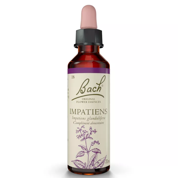 Bach bloesem Impatiens Ongeduld Original 20ml