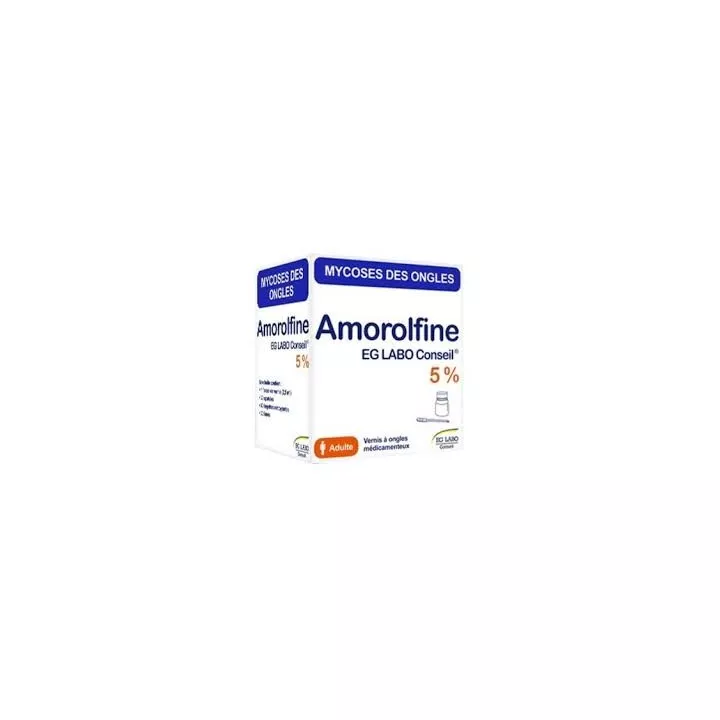 AMOROLFINE EG LABO 5% Vernis ongle Mycose