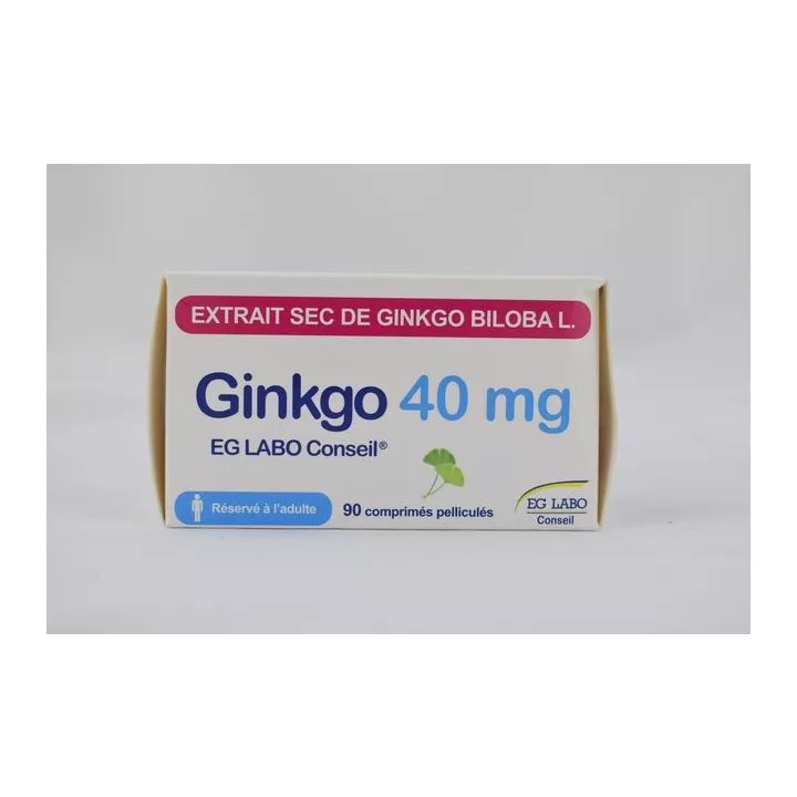 Ginkgo biloba EG LABO 40mg 90 comprimidos
