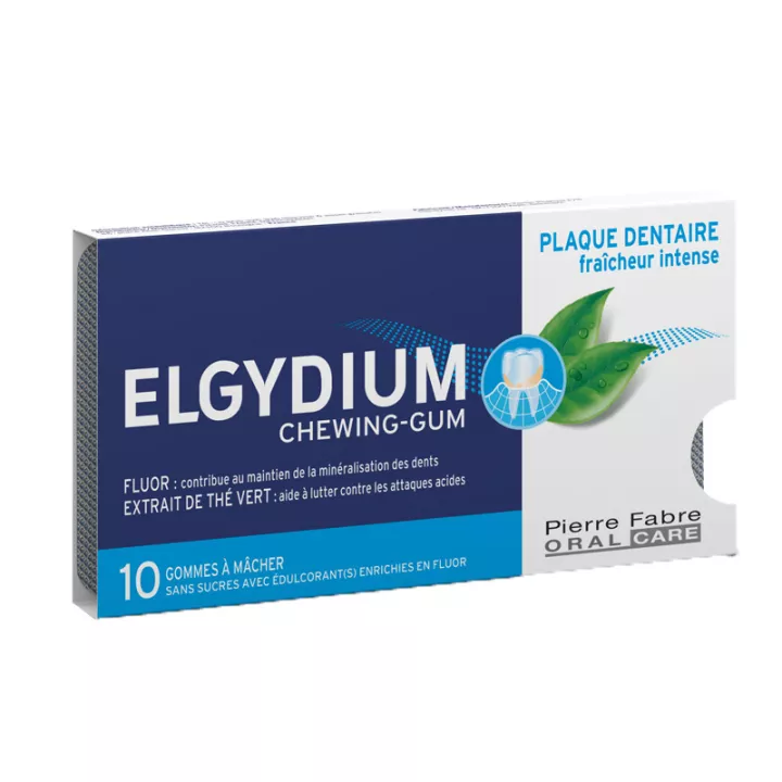 Elgydium Anti Plaque Chewing Gomme 10 Gommes