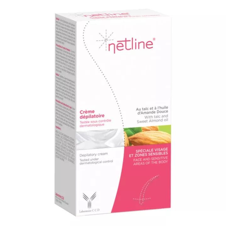 NETLINE Enthaarungscreme Gesicht sensiblen Bereich 75ml