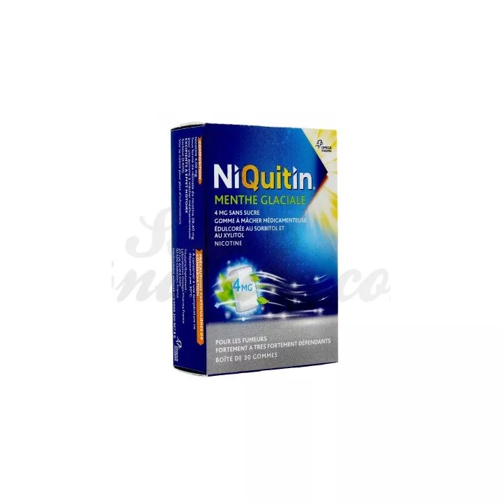 Niquitin Menthe Fraîche 4mg Sans Sucre Gommes à mâcher