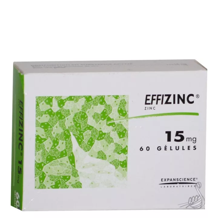 EFFIZINC 15mg capsules treatment of acne
